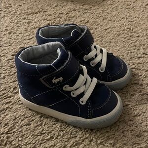 See Kai Run Blue and White Baby Sneakers